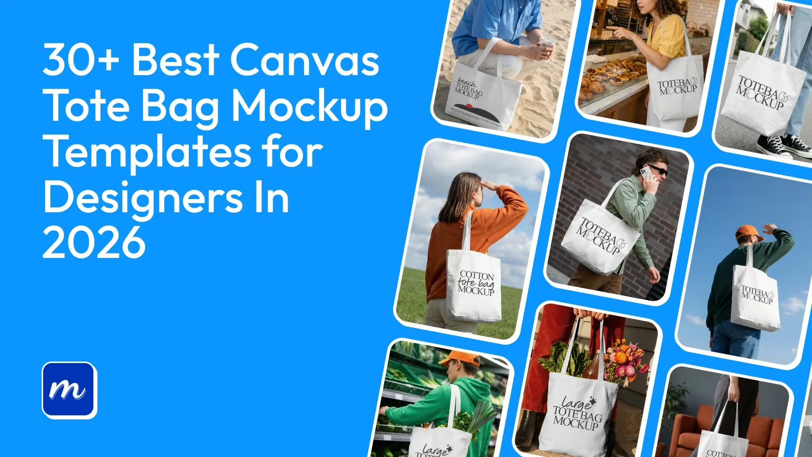 30+ Best Canvas Tote Bag Mockup Templates for Designers In 2026