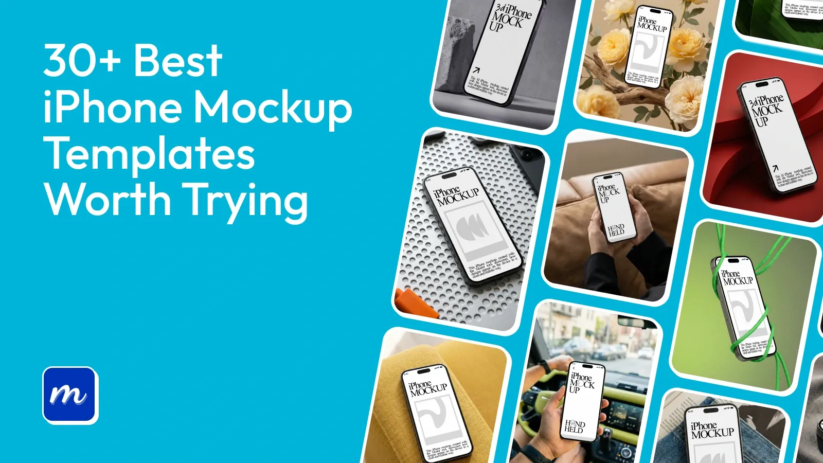 30+ Best iPhone Mockup Templates Worth Trying