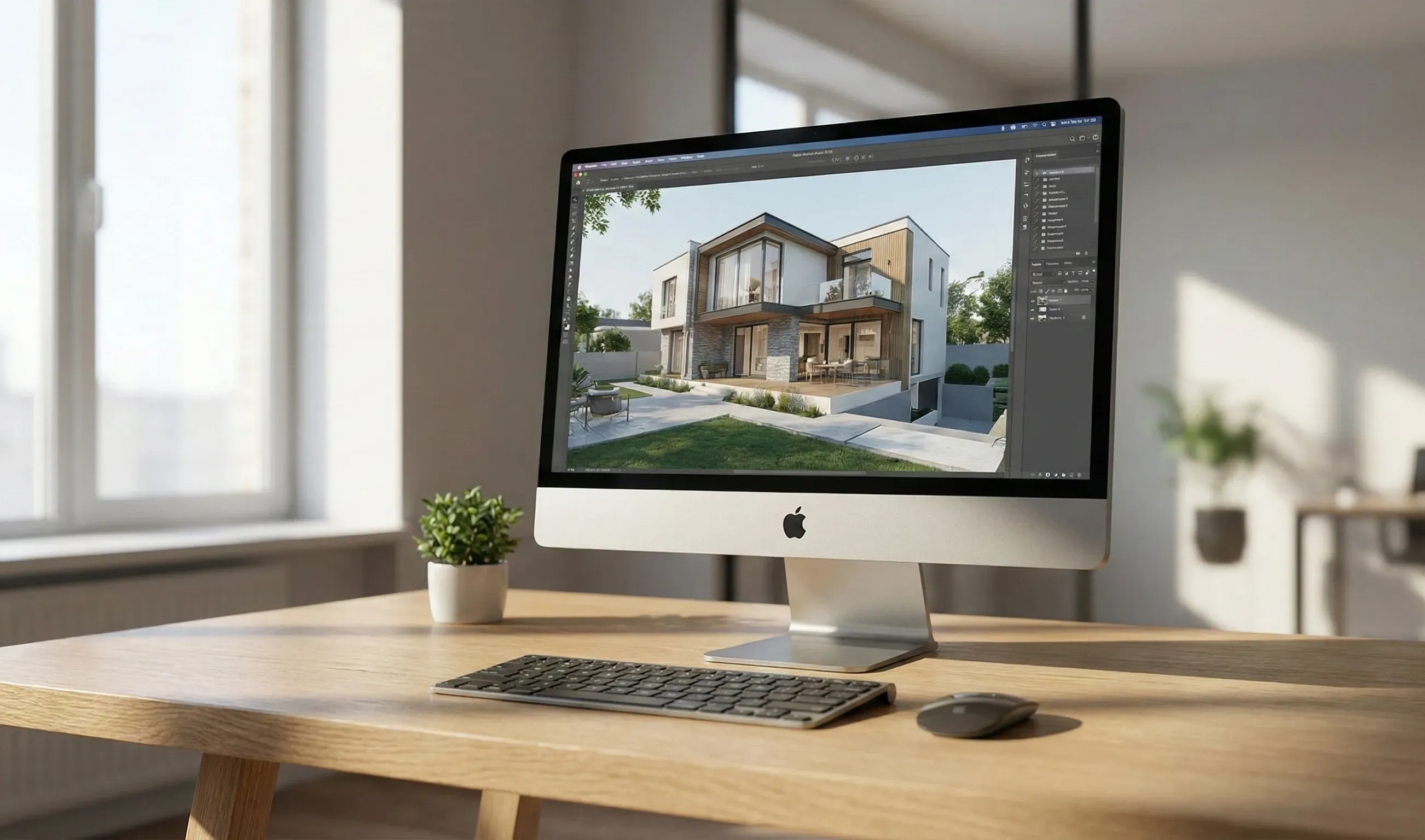 3D iMac mockup