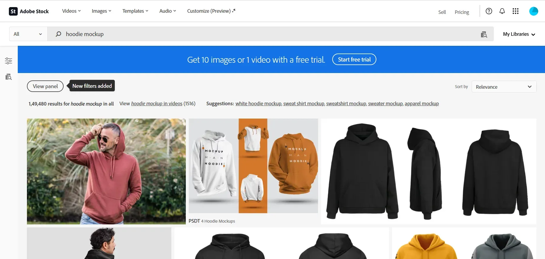 Adobe photoshop hoodie mockups