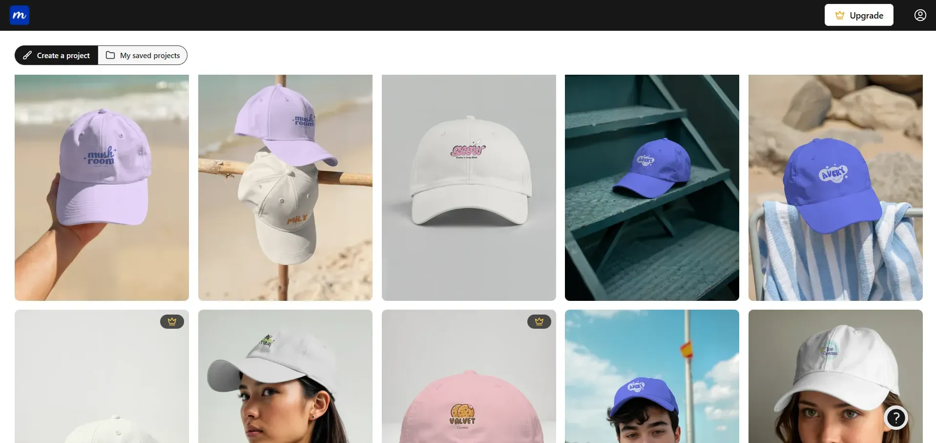 Modor hat mockups