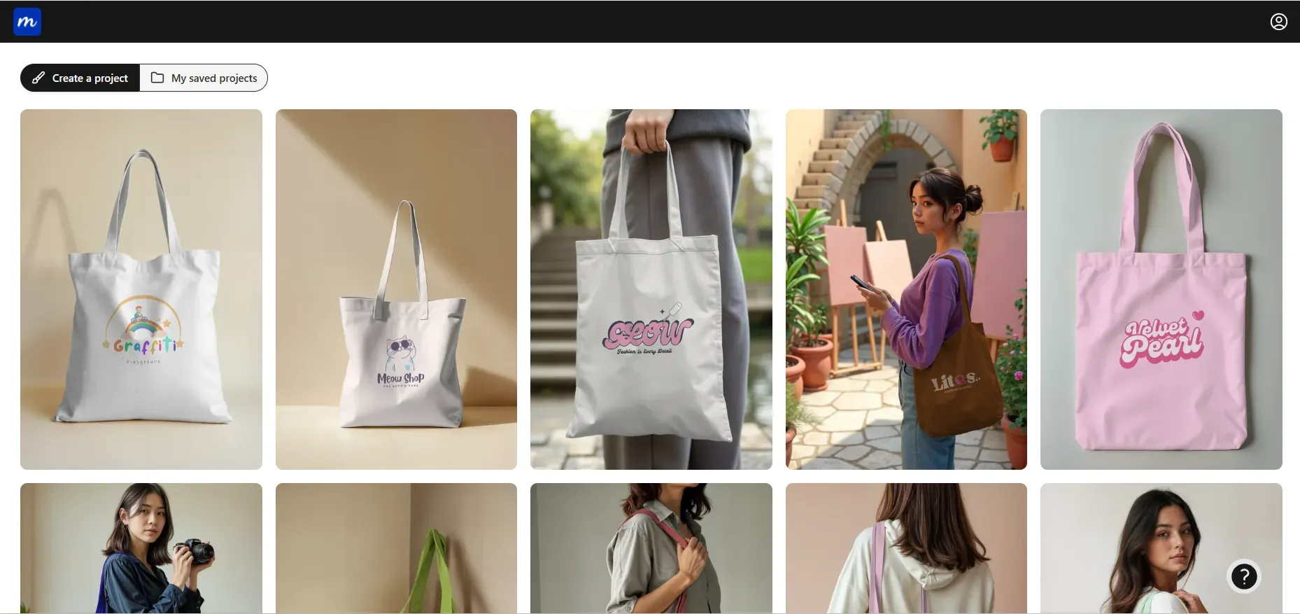 Modor tote bag mockups