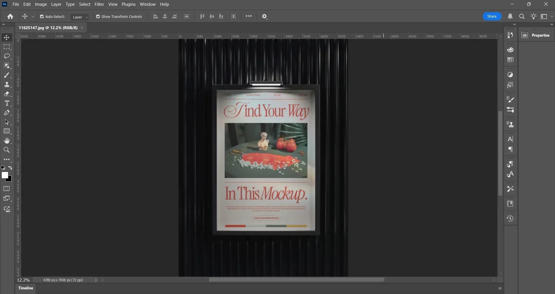 Photoshop poster mockups
