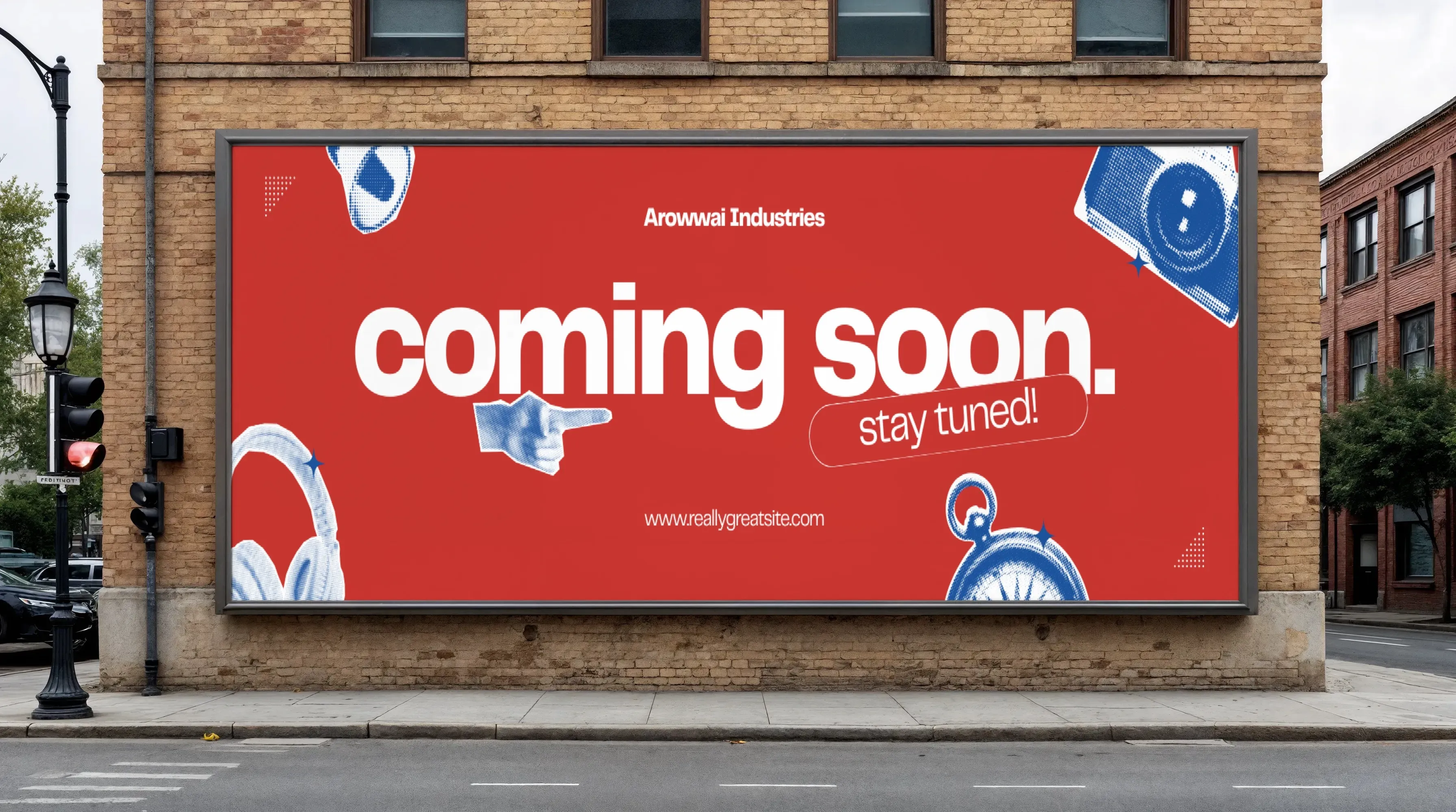 Building wall wrap billboards