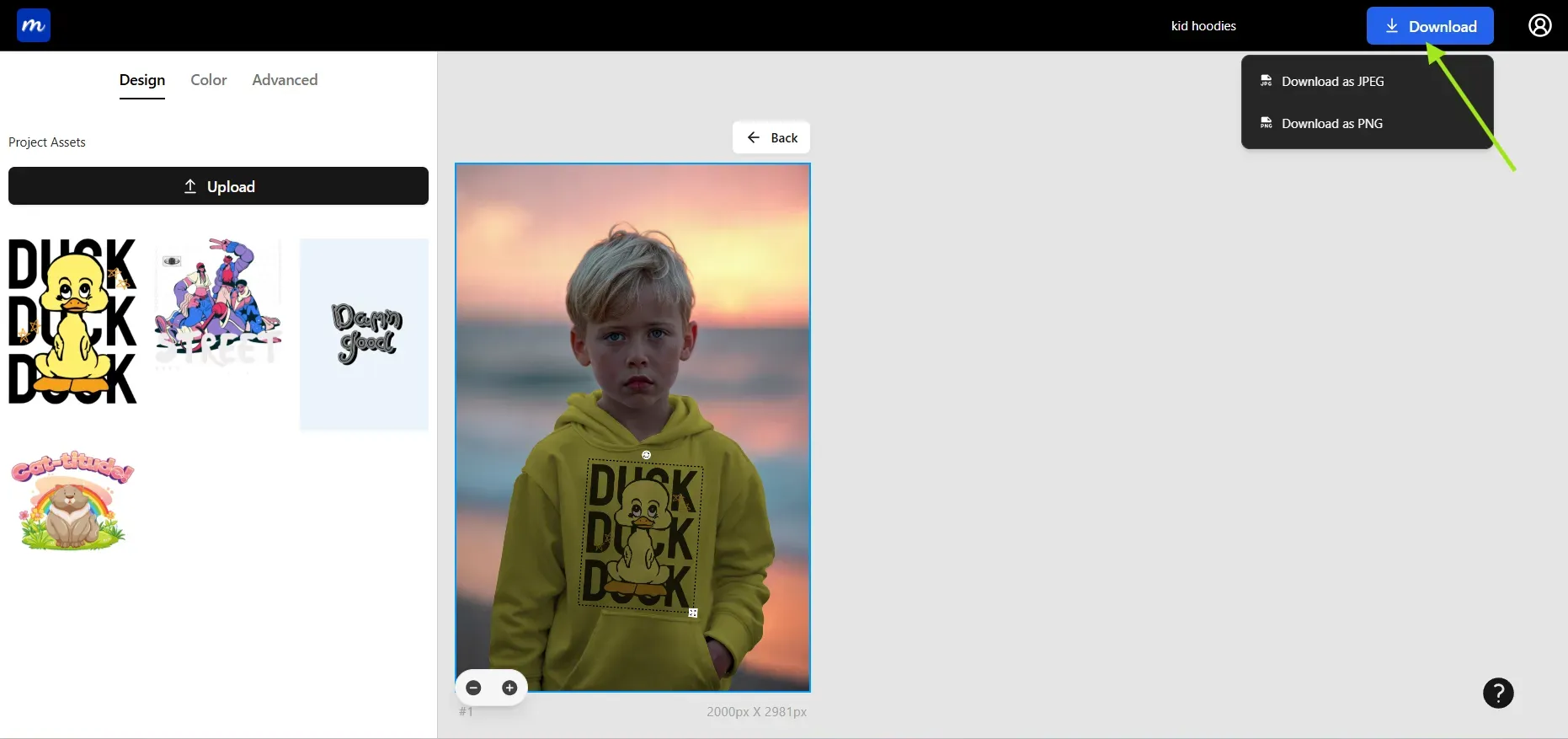 Download your hoodie mockup