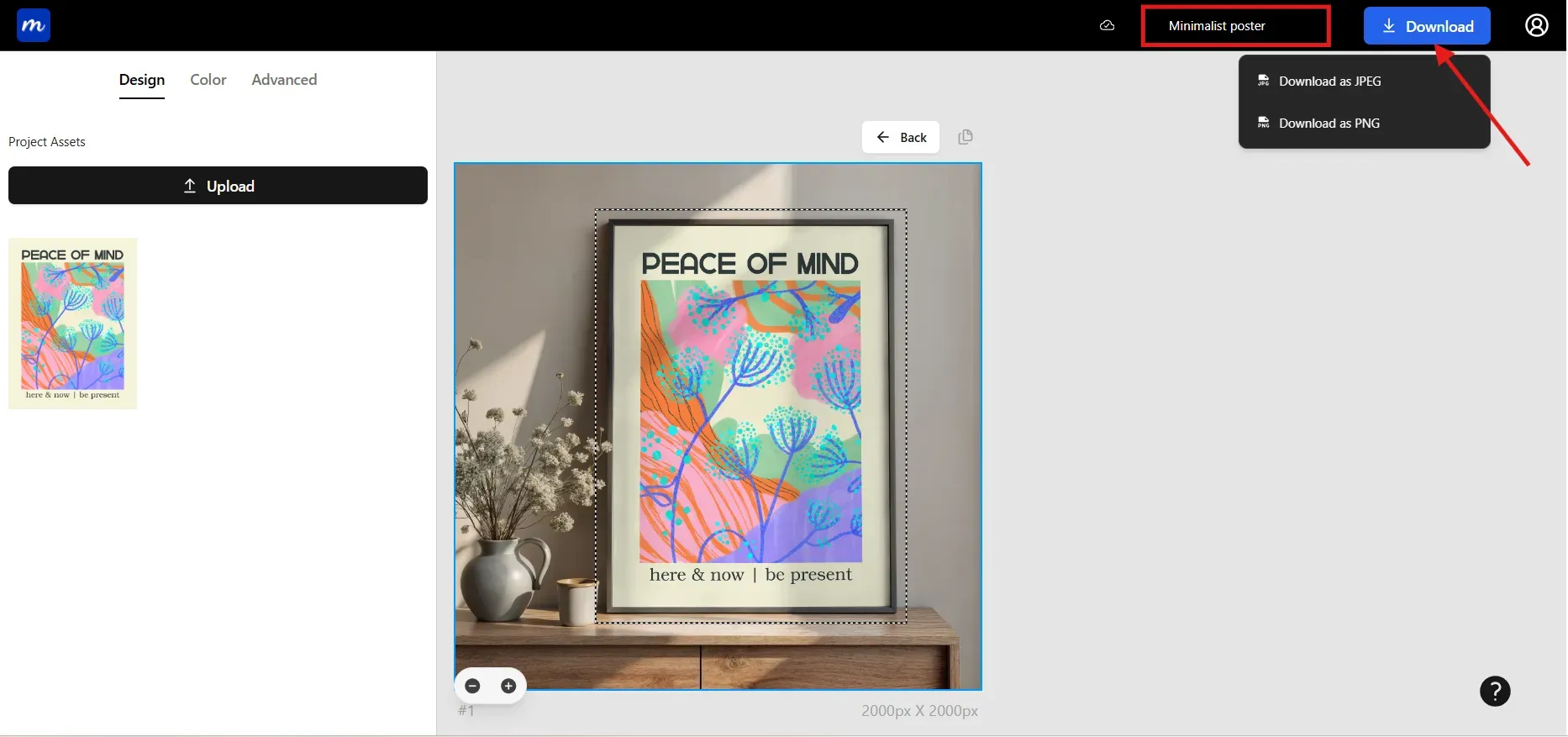 Download the poster mockup