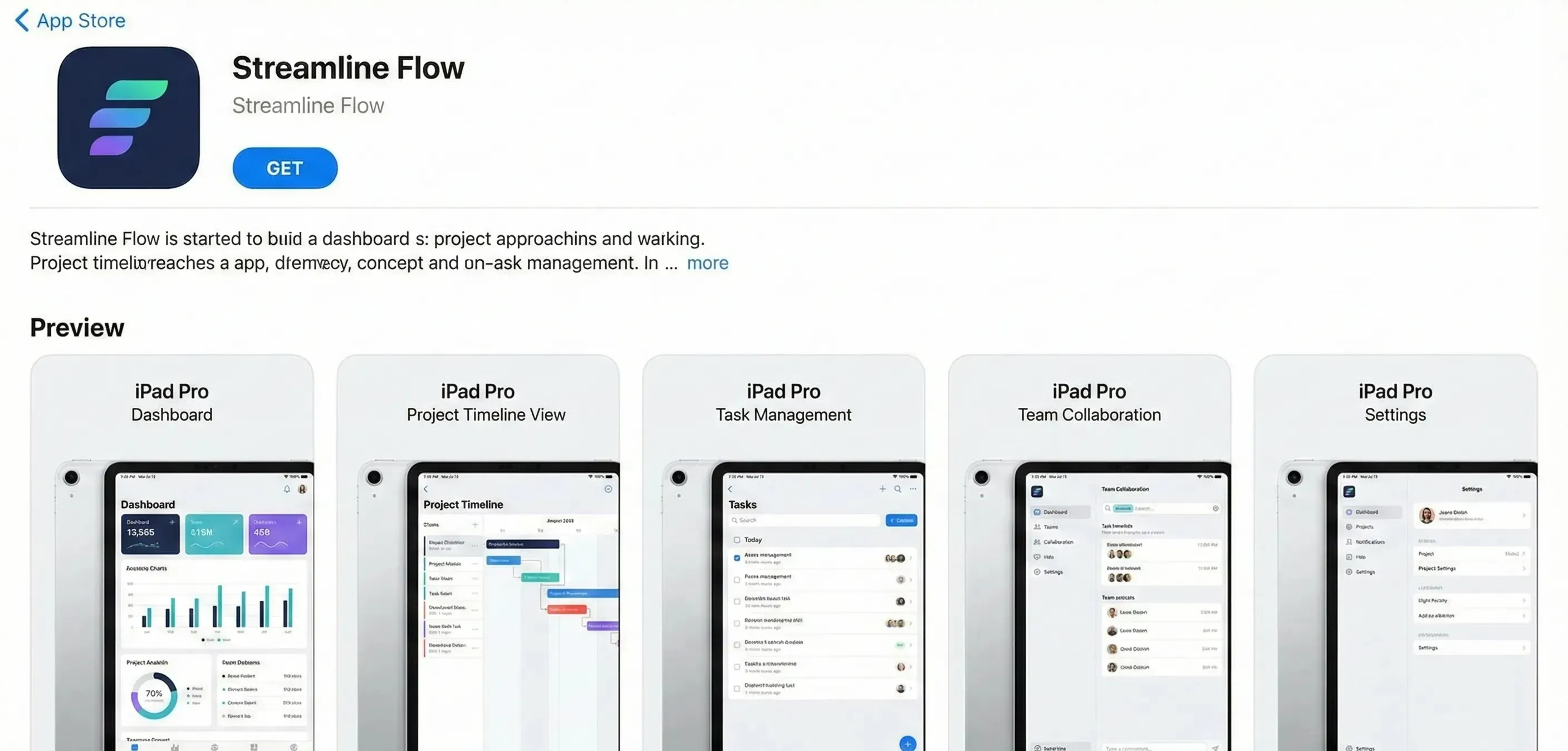 iPad mockup on App Ui presentation