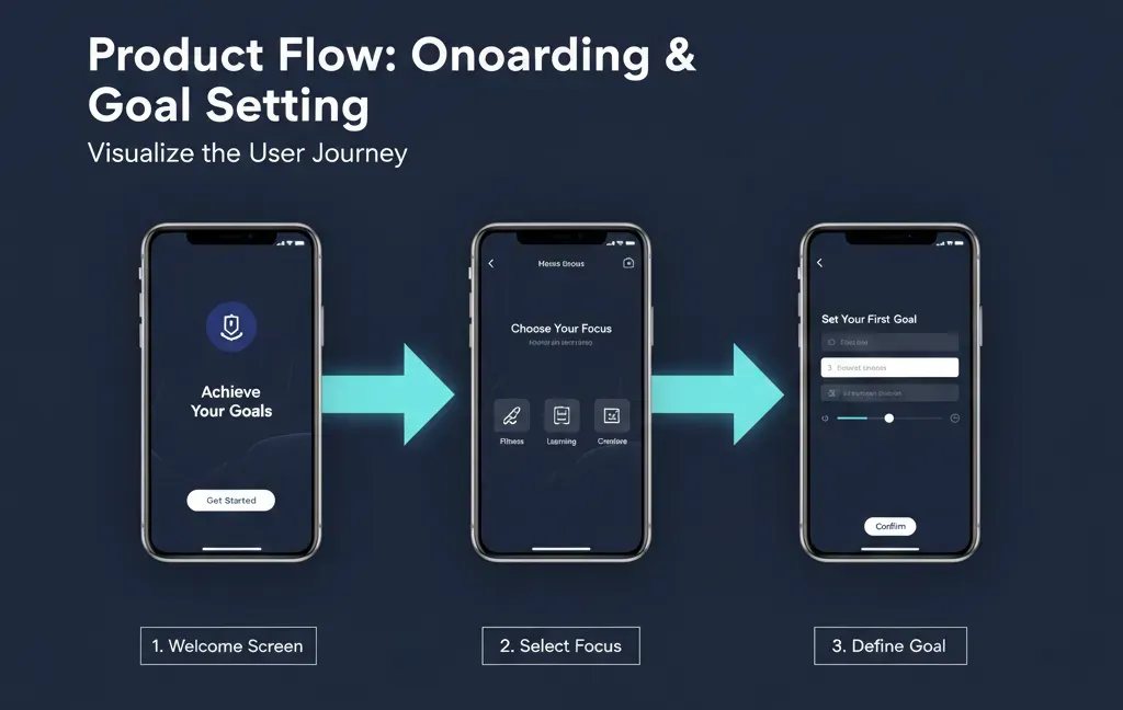 iPhone mockup on startup pitch deck