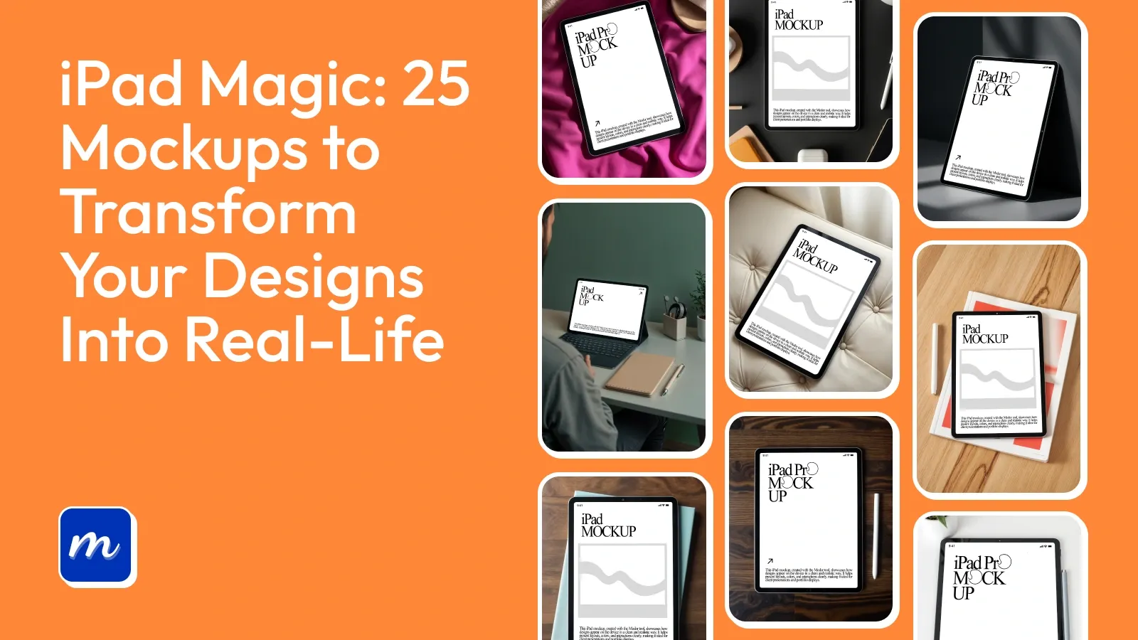 iPad Magic: 25 Mockups to Transform Your Designs Into Real-Life