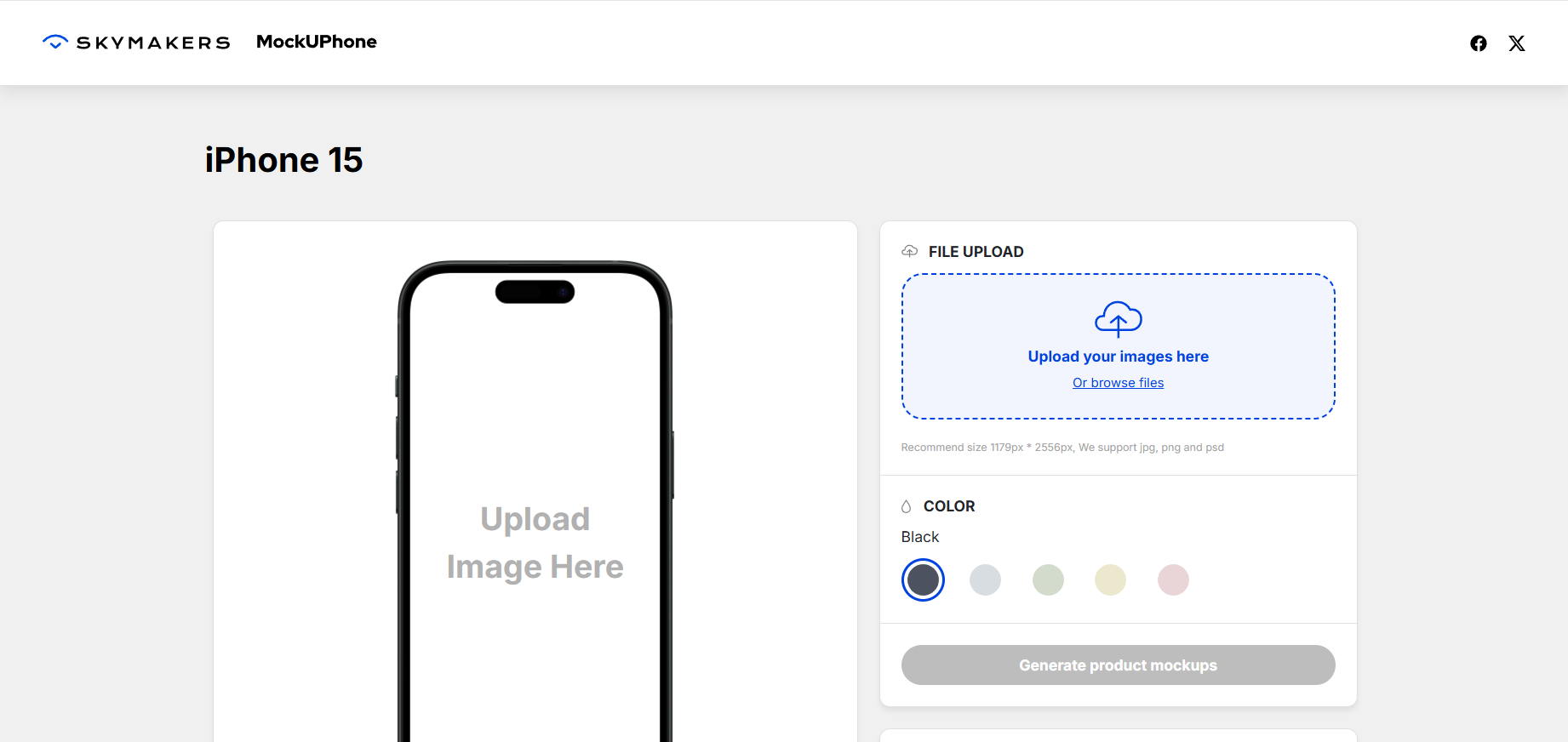 MockUPhone iPhone mockups