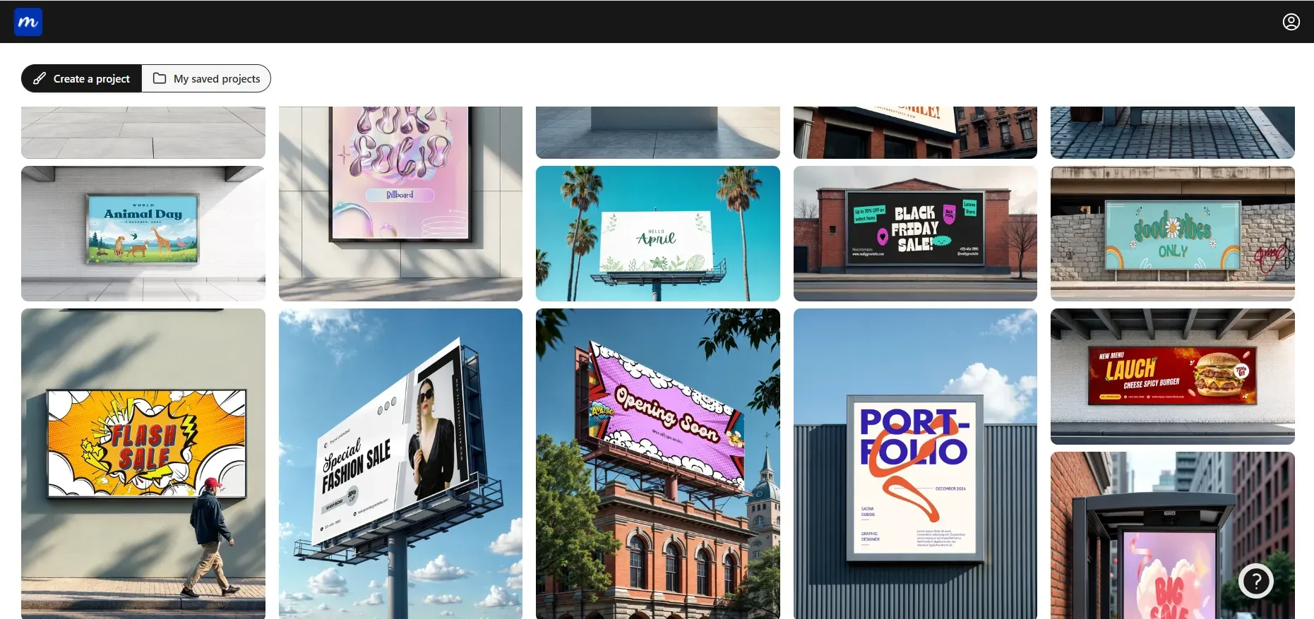 Modor billboard mockups
