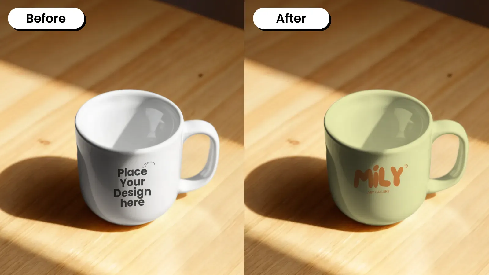 A Mug Bathed in Natural Light