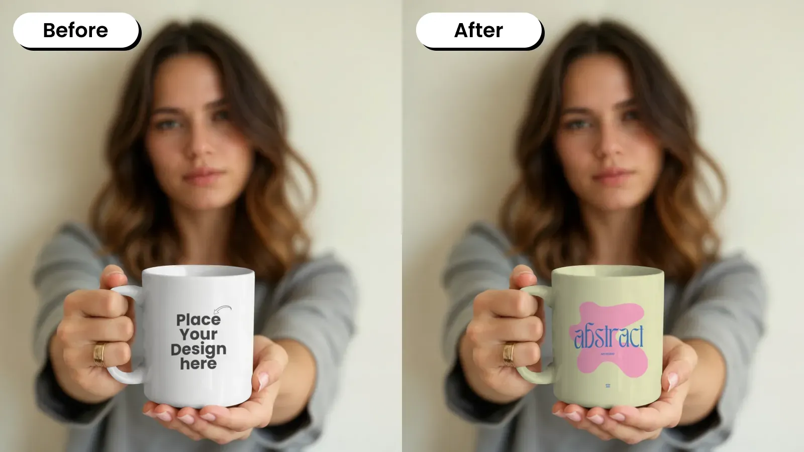 A Person Offering Their Mug 