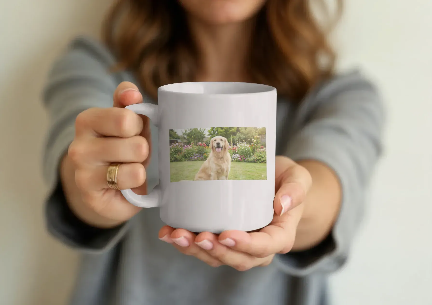 Personalized mug mockup
