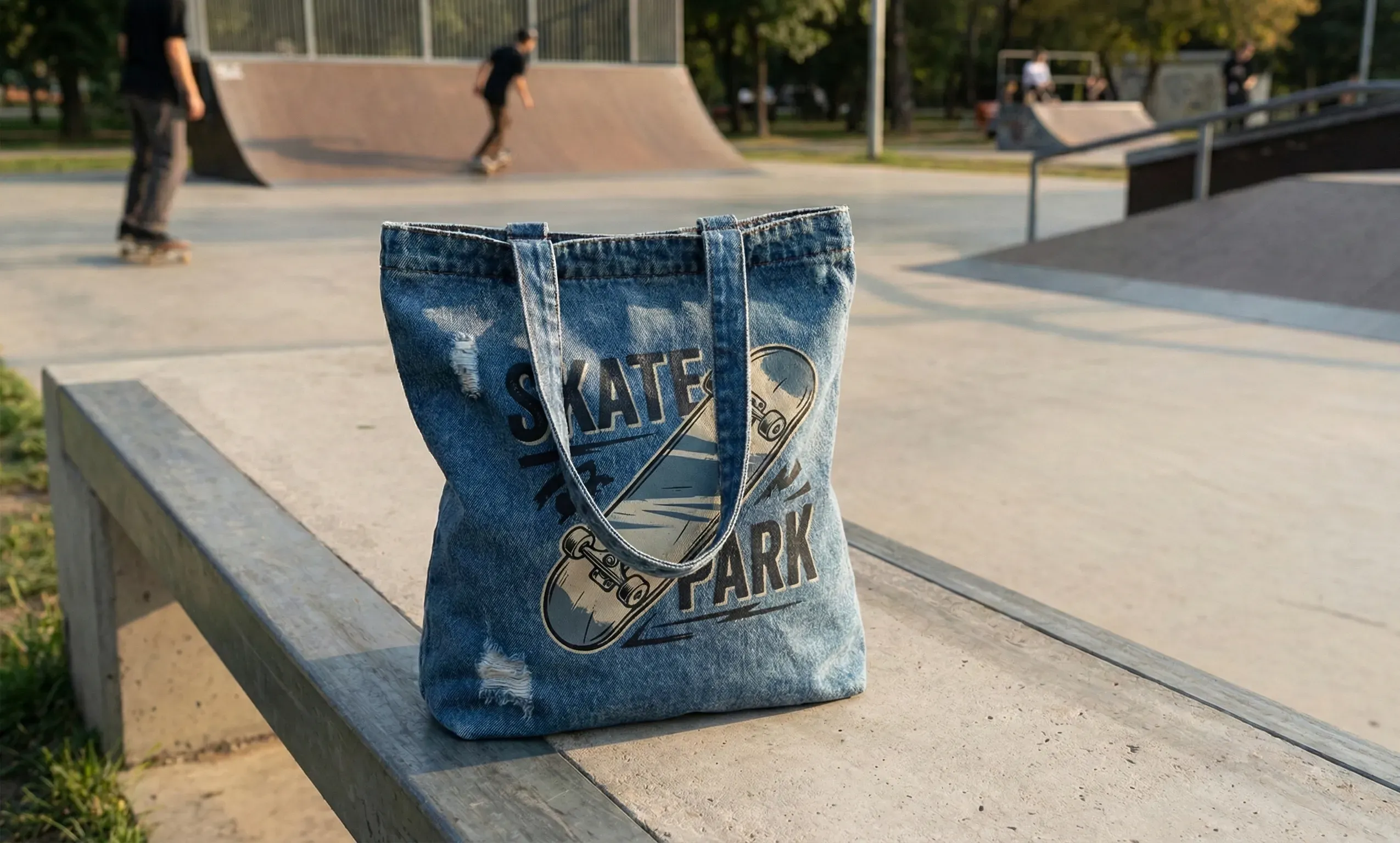 urban tote bag mockups