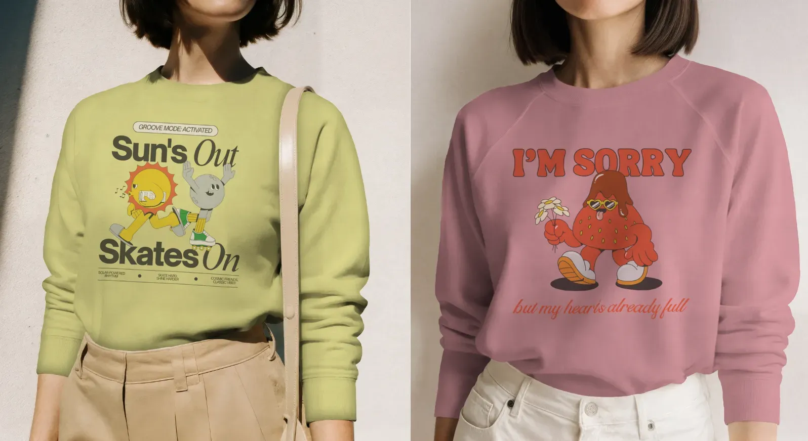 What are sweatshirt mockups
