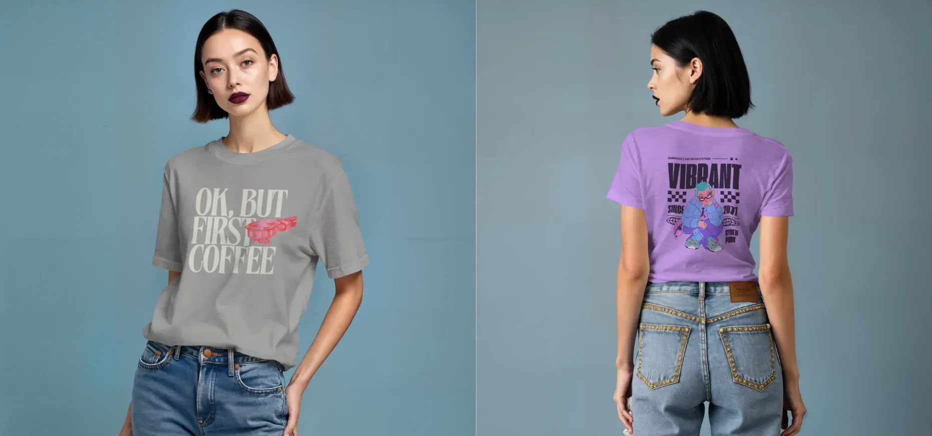 what are t-shirt mockups intro